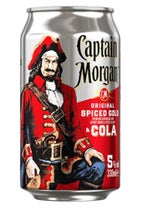 Captain Morgan Spiced Gold & Cola DPG 10% 0,25 l