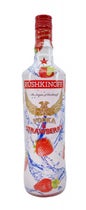 Rushkinoff Vodka & Strawberry 18% 1 l