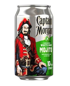 Captain Morgan White Rum & Mojito DPG 10% 0,25 l