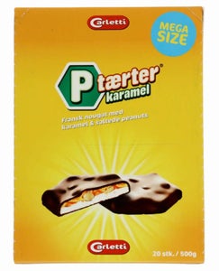 Carletti P-t&aelig;rter karamel 500g